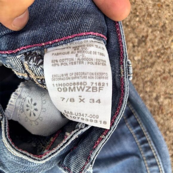 Wrangler Women's Bootcut Jeans Size 7 Blue Mid-Rise 5-Pocket Design - Picture 4 of 6